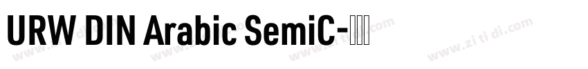 URW DIN Arabic SemiC字体转换 URW DIN Arabic SemiC字体转换